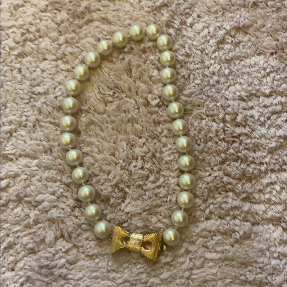 Kate Spade Pearl Bow Necklace